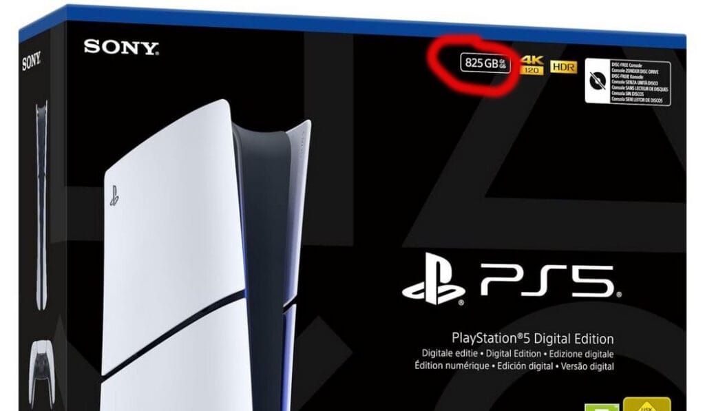 Nieuwe PS5 Slim 825 GB